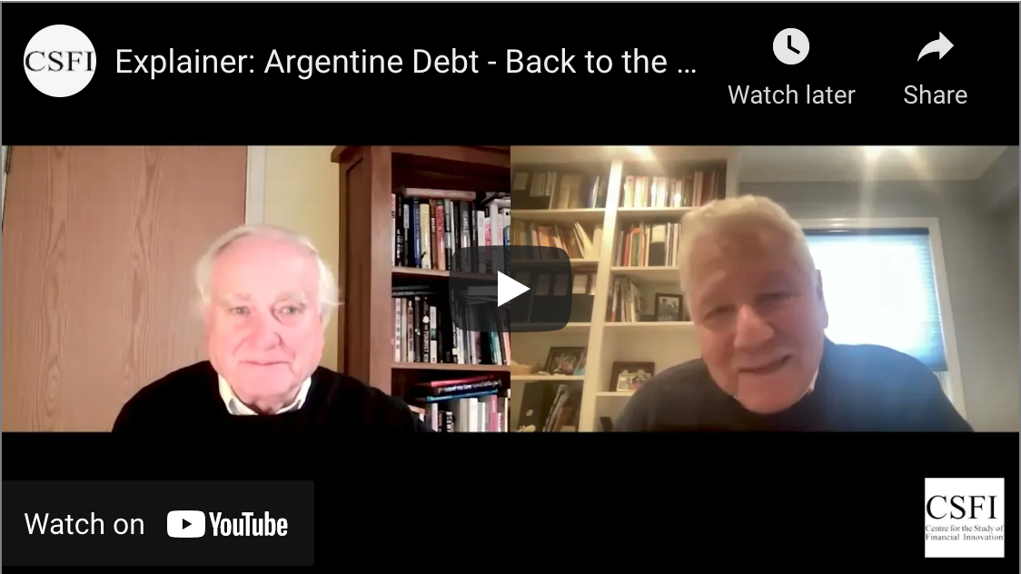 Explainer: Argentine debt – back to the 80s? With Prof Danny Leipziger (GWU)